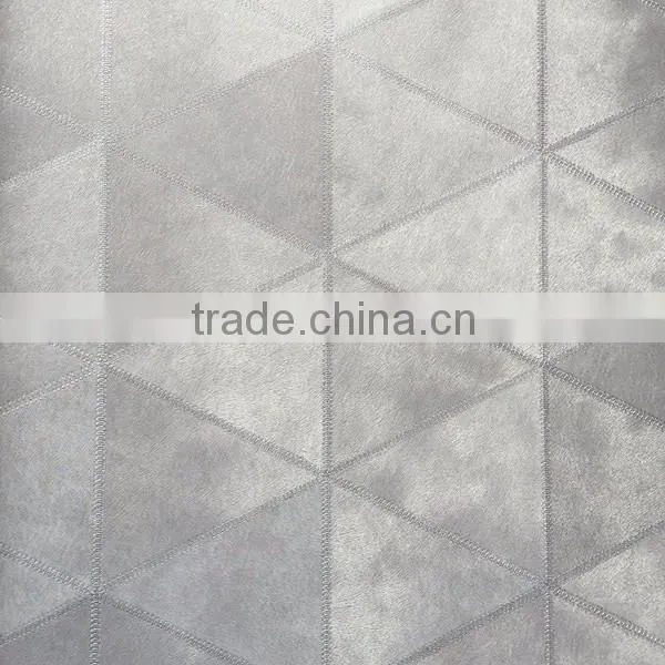 triangle fake leather sewing vinyl wallpaper