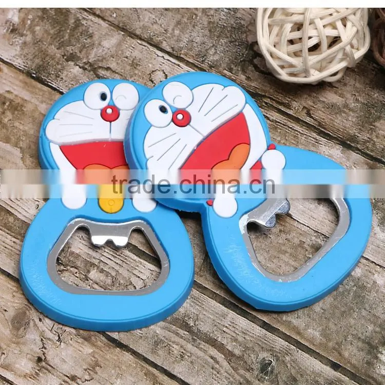 customized soft pvc beer bottle opener