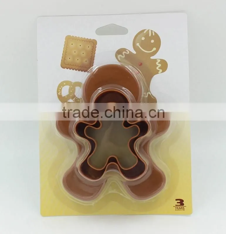 New popular gingerbread man shape cookie cutter