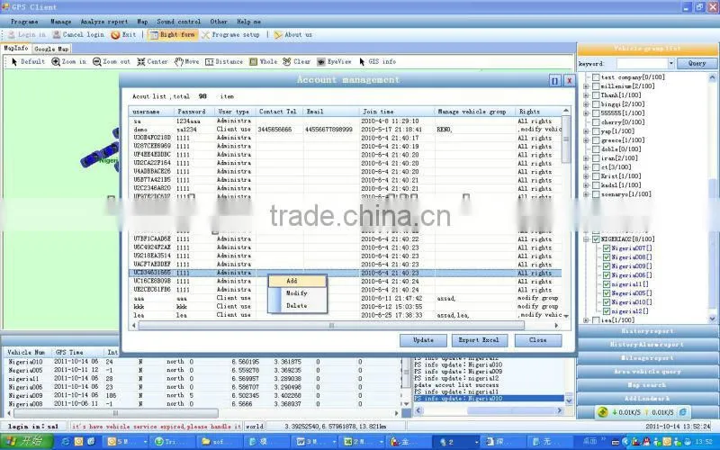 Real Time Gps Car/Vehicle Tracker with fuel Sensor