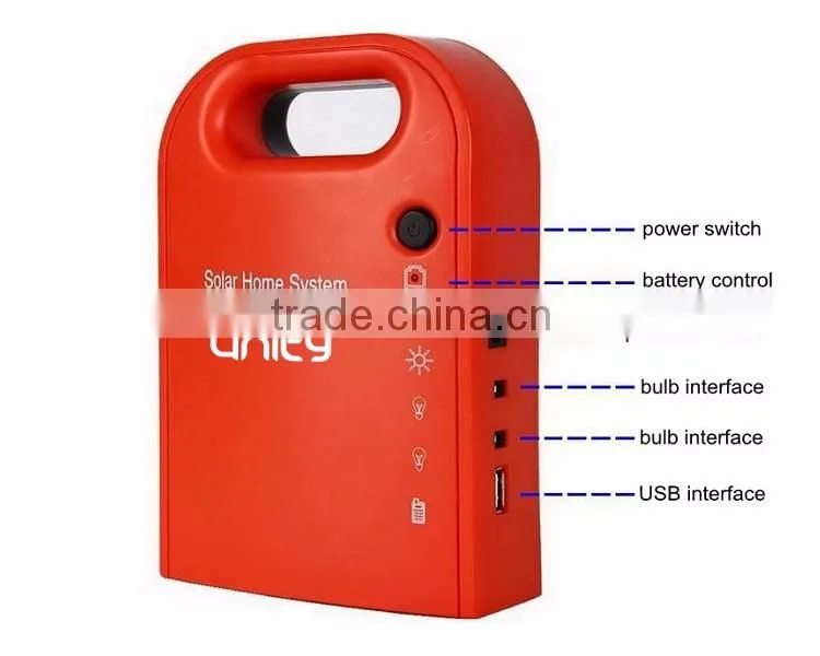 Portable Solar Generator Mini Home Solar Power System with Small Solar Panel
