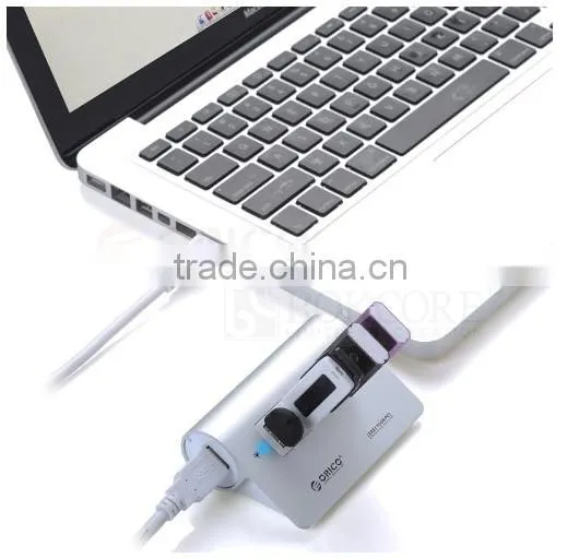 4 Ports Aluminum USB3.0 HUB for MacBook
