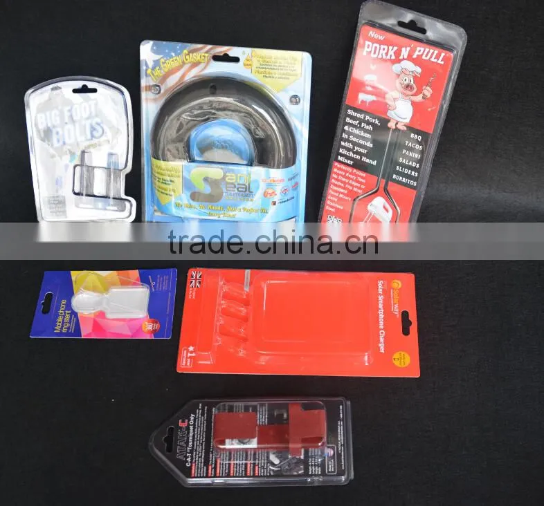 Hot style PS plastic blister wine insert with customize color flocking