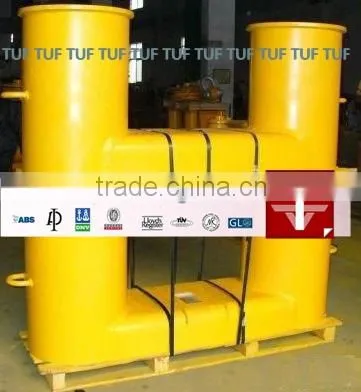 Double Bollard marine double bitt bollard DIN-82607 casting steel