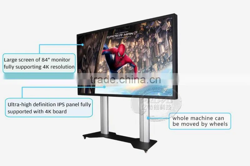 84 inches touch all in one pc interactive electric whiteboard for education