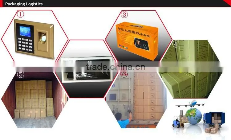 Plastic Shell Biometric Fingerprint Time Attendance Machine