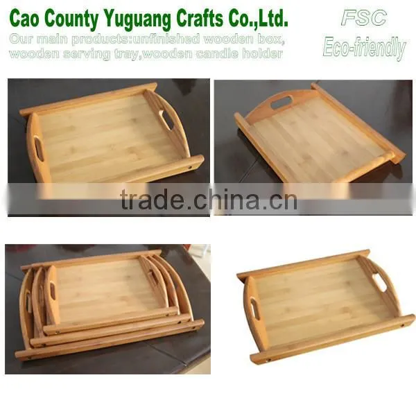 wood food serving tray,wood hotel serving tray,wooden coffee tray