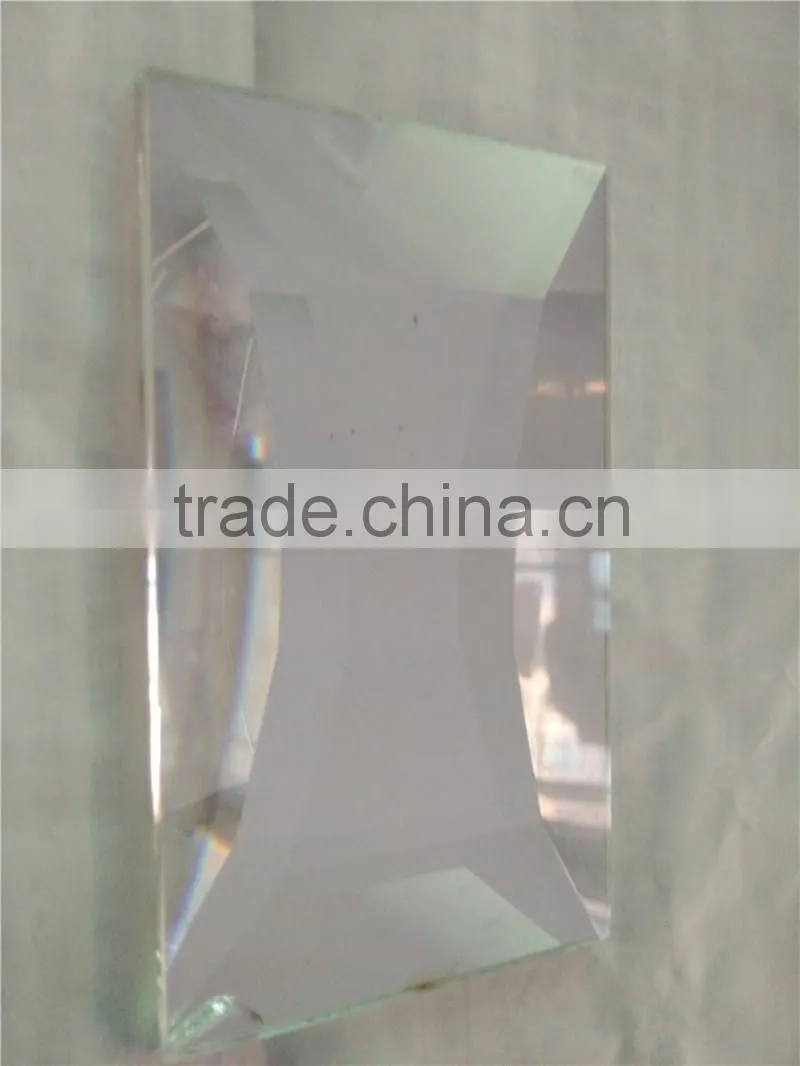 customerized size irregular bevelled glass