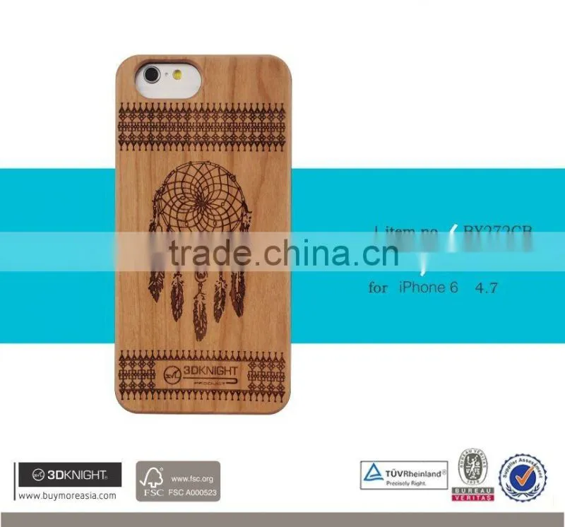 Best price real wood phone case, for wood iphone 6s cover, bamboo mobile phone case for iphone 6