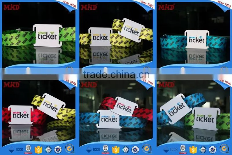 MDWW77 Ntag213 festival rfid woven wristband