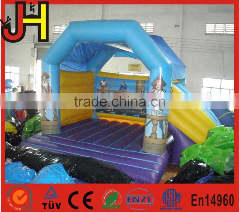 Wholesale pirate boat inflatable jumping bouncer slide combo