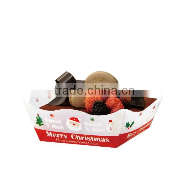 Custom printed cake food plastic cake tray