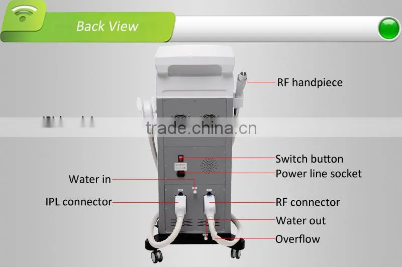 IPL hair removal machine,a unique IPL solution with HERAEUS(Germany)Xenon lamp,used for hair removal and photorejuvenation