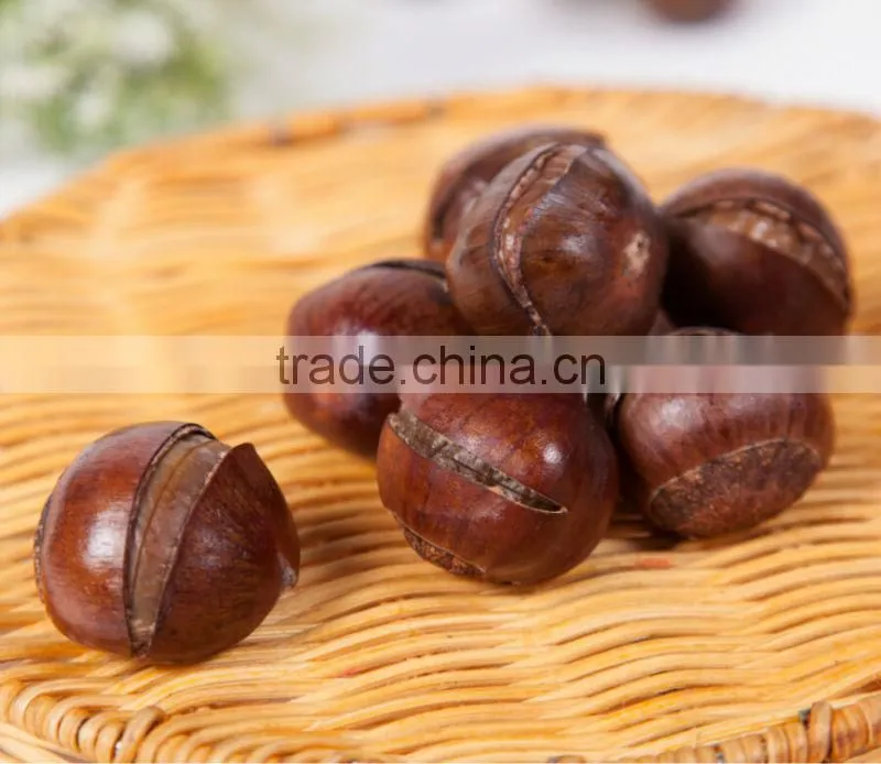 Chinese organic roasted chestnuts, snack foods
