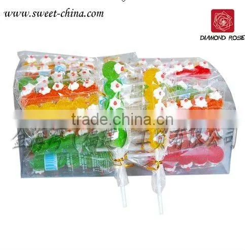 Handmade jelly lollipop candy