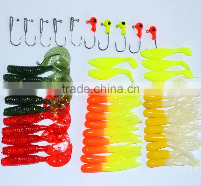 China Soft Lure Fishing Lure by hand