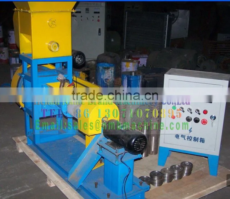 factory supply floating animal fish food feed pelleting making extruder machine