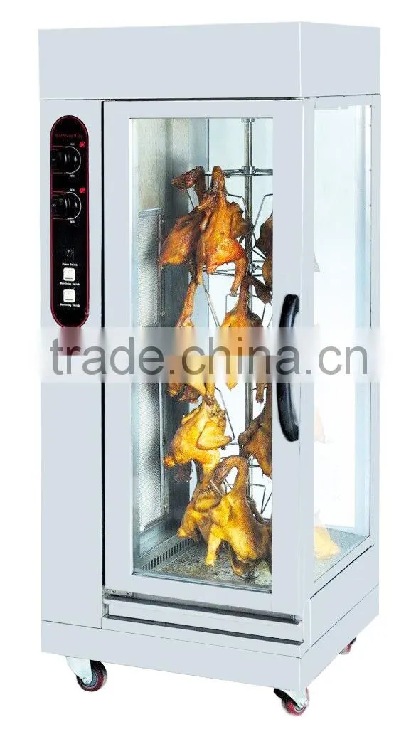 Stianless steel Chicken/duck gas rotisserie oven for baking machine