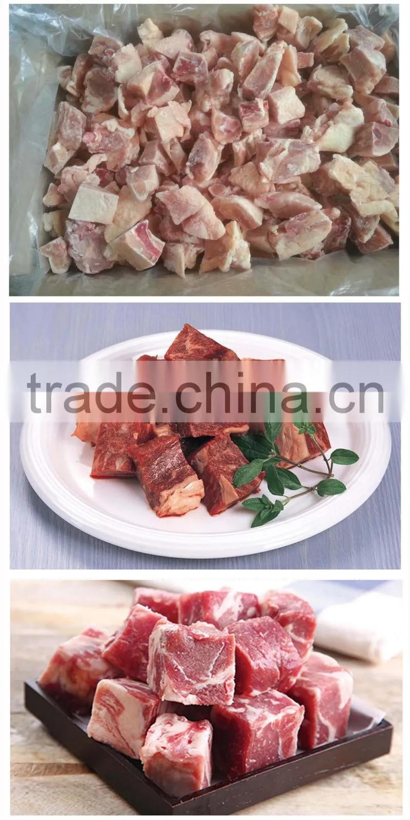 High efficiency 500kg/h meat cutting machine / meat slicer HJ-CM020