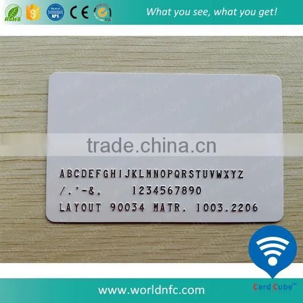 Plastic Member Card with Serial Numbers