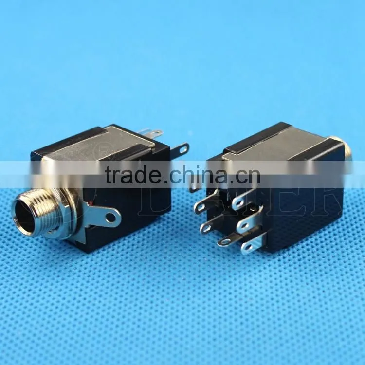 PJ-625HA Daier audio stereo 8 PINS DC phone jack 1/4'' jack