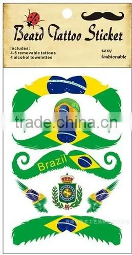 non-toxic football face sticker