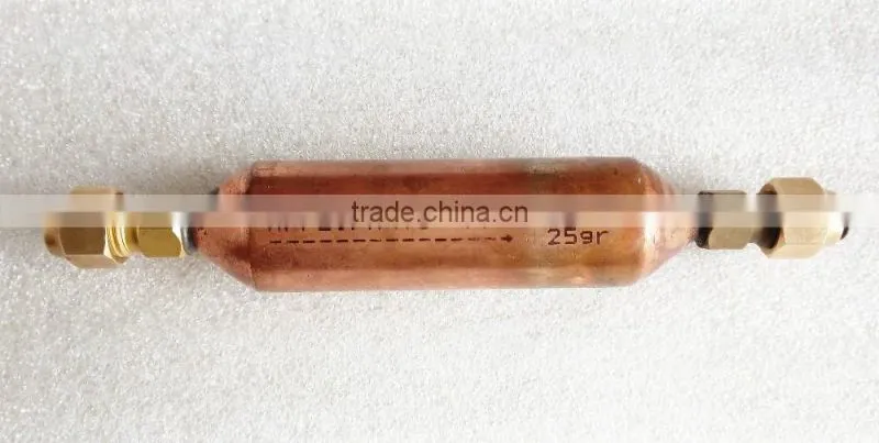 Copper Filter Drier For air conditioner parts Refrigerator spare parts dry filter Strainer filter