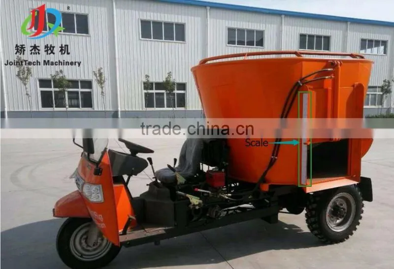 3 WHEEL best quality 4M3 vertical feed mixer