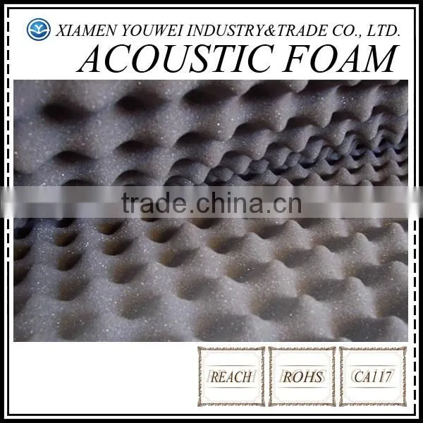 2016Hot SALE!!acoustic foam for celling and wall,isolation shield acoustic,music room noise reduction foam