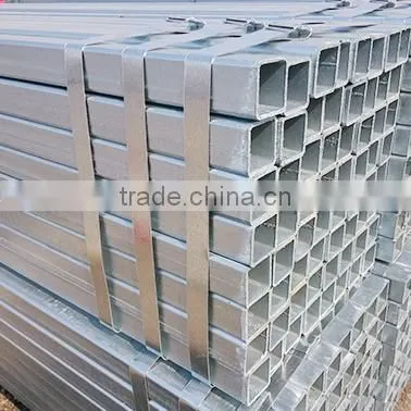 75*75mm grade C250 SHS galvanized square steel tube