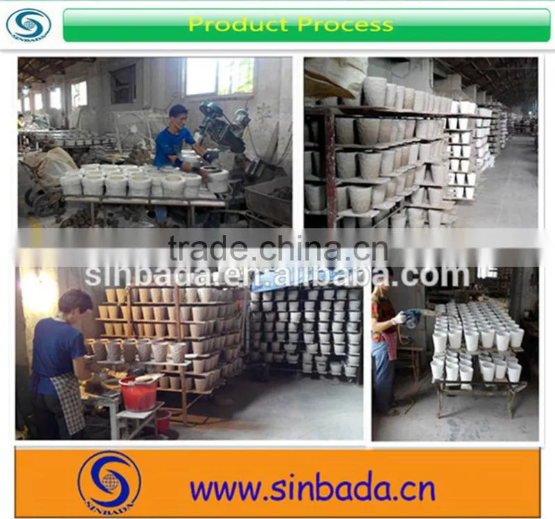 Ceramic White Flower Pots Garden Wholesale
