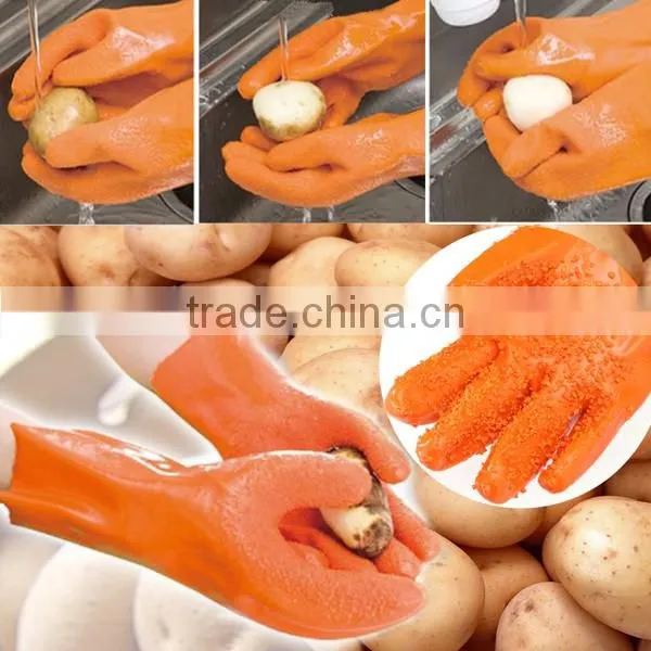 Factory Wholesale Quick Potato Peeling Gloves Tater Mitts