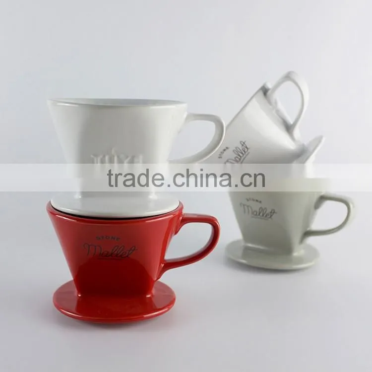 Wholesale ceramic coffee filter,coffee filter holder,coffee filter cup