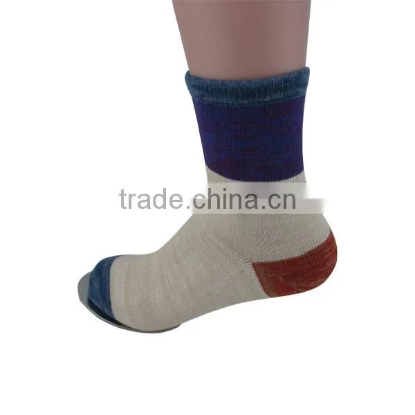 Wholesal custom women colorful polo sock