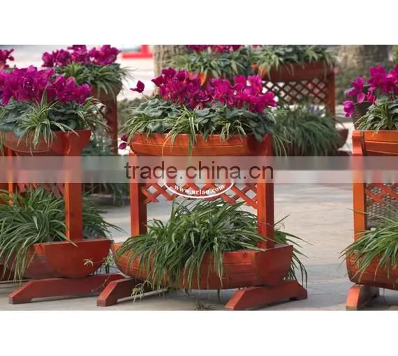 Arlau tall planters, flower pot for street