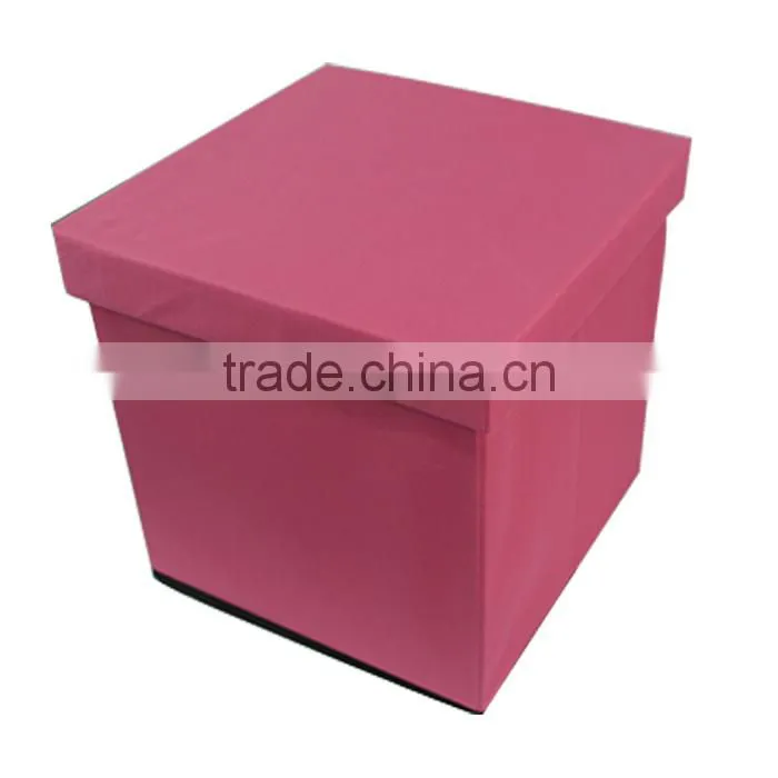 Pink Storage Cube/Ottoman/Foot Stool