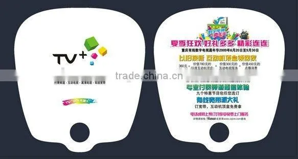 Plastic hand held fans