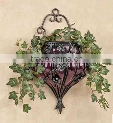metal vase