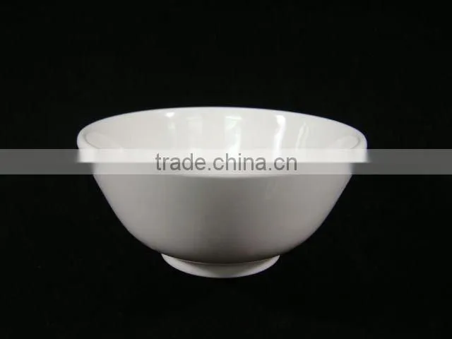 hotel white round melamine soup bowl