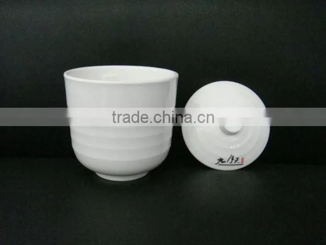 white round melamine soup tureen