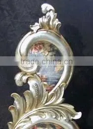 High back silver leaf with fabric furniture