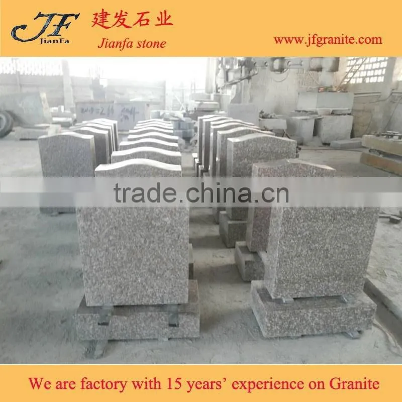 china granite monuments granite tombstone G664 red granite headstone