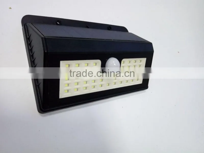 Garden Lighting, 45 LED Solar Sensor Powered Wall Lights Weatherproof for Outdoor