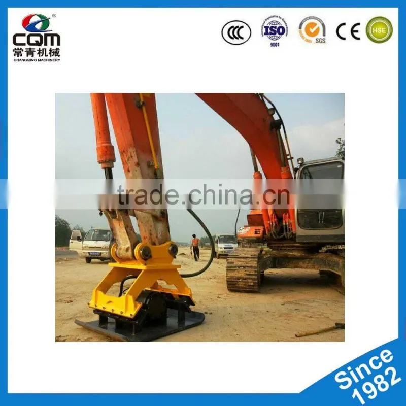 Concrete vibrating plate hydraulic compactor with high quality