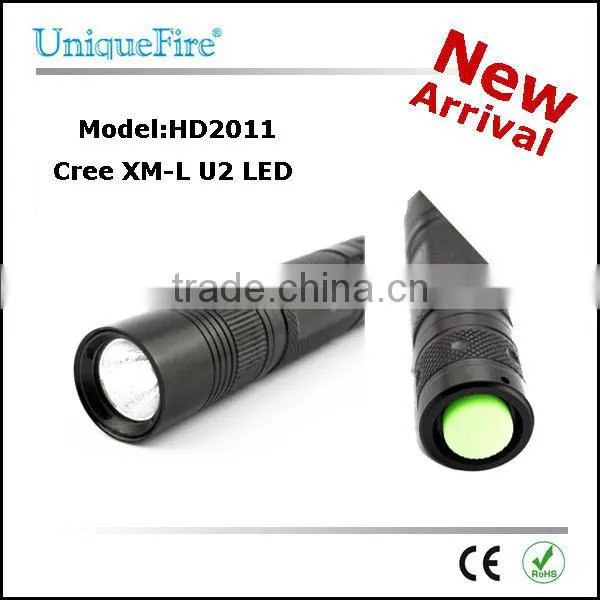 uniquefire 500 lumens 5w waterproof shockproof led torch flashlight long range