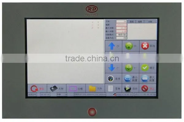 RDC6344G 4axis 7inch touch screen co2 laser controller for co2 laser cutting machine