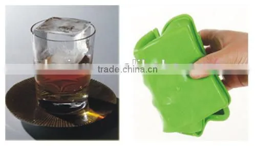 Summber Ice Cube tools 6 Cavity Silicone Square Ice Cube Tray