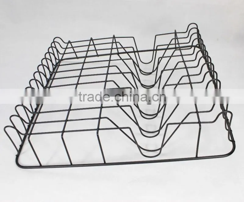 545-7 kitchen wire kitchen sliding cabinet iron storage basket
