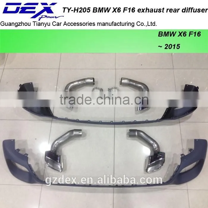 auto parts B~MW X6 F16 exhaust rear diffuser