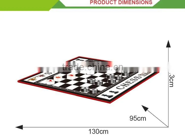 Intelligence toys children chess game play mat for adult